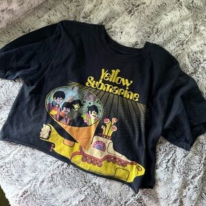 Yellow Submarine vintage Cropped Tee